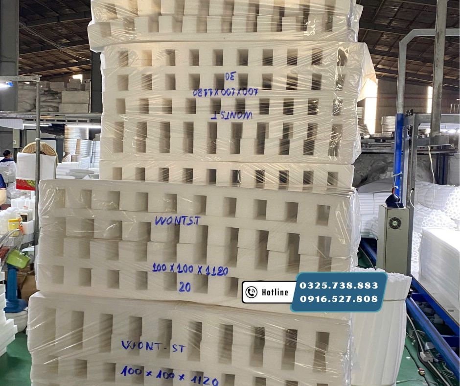 Sản Xuất Khay Xốp Foam Định Hình Chống Sốc Theo Yêu Cầu